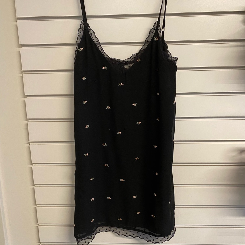 Black mini dress